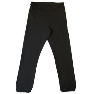 Old Navy Active Girls Activewear Pants L TALL Black Legging Elevate 25” Inseam